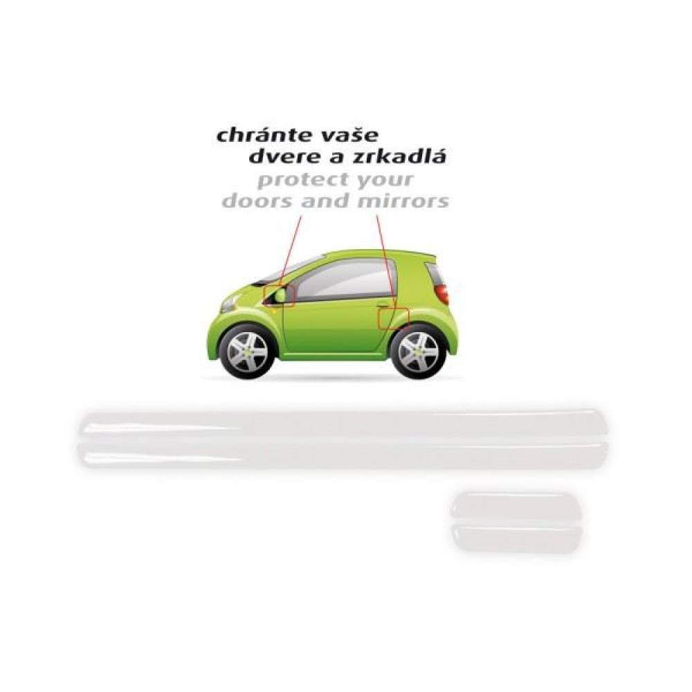 Bandou transparent protectie pentru usi si oglinzi, set 4 bucati, 0948 Automax Bandou transparent protectie pentru usi si oglinzi, set 4 bucati, 0948 Automax
