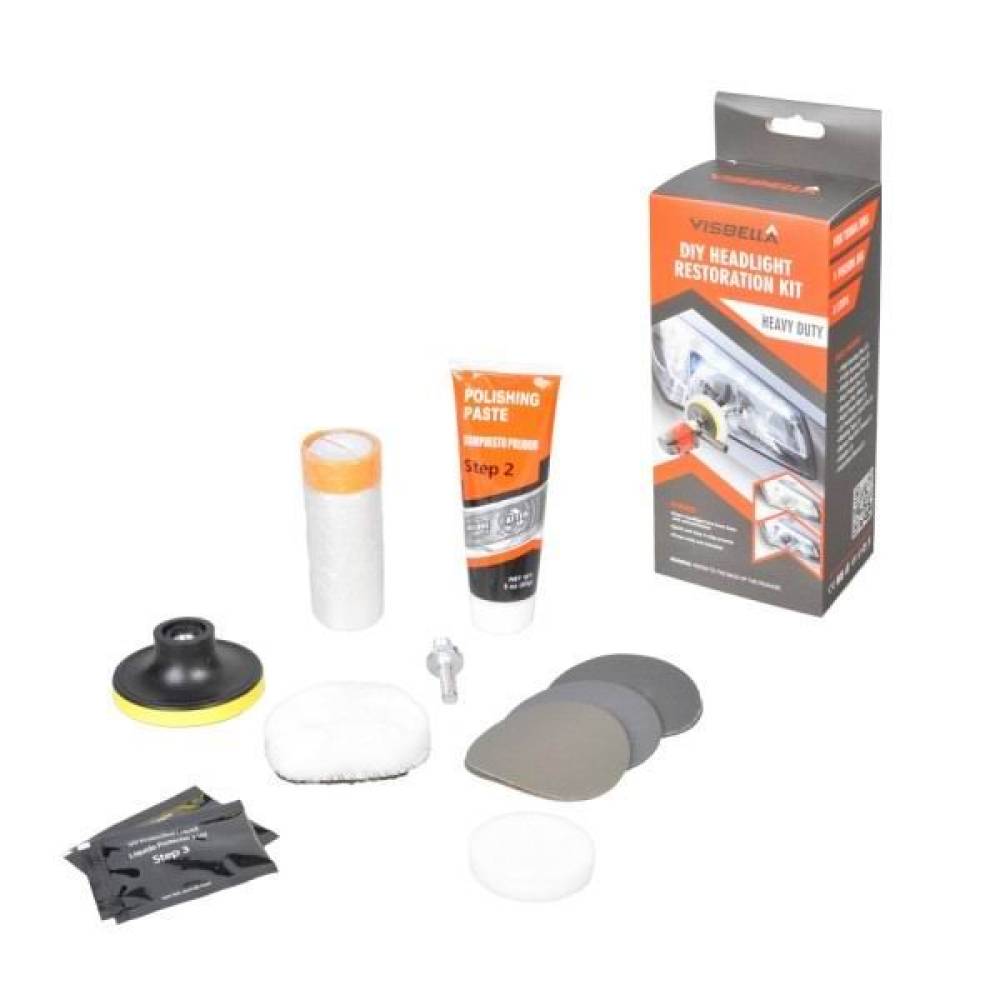 Kit lustruire faruri, polish cu masina de slefuit, 0870 VISBELLA 