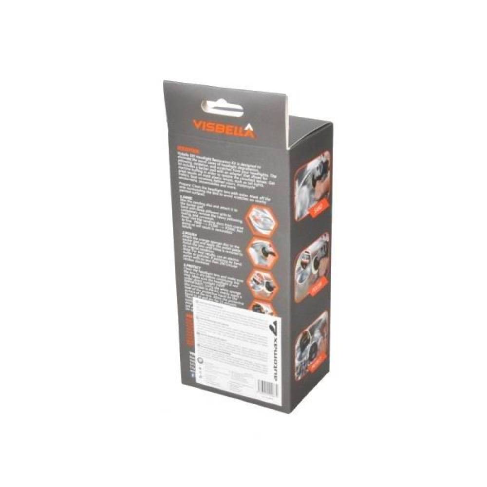 Kit lustruire faruri, polish cu masina de slefuit, 0870 VISBELLA 