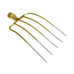 Furca metal elvetiana cu 5 coarne, fi 40, fara maner DISSH95