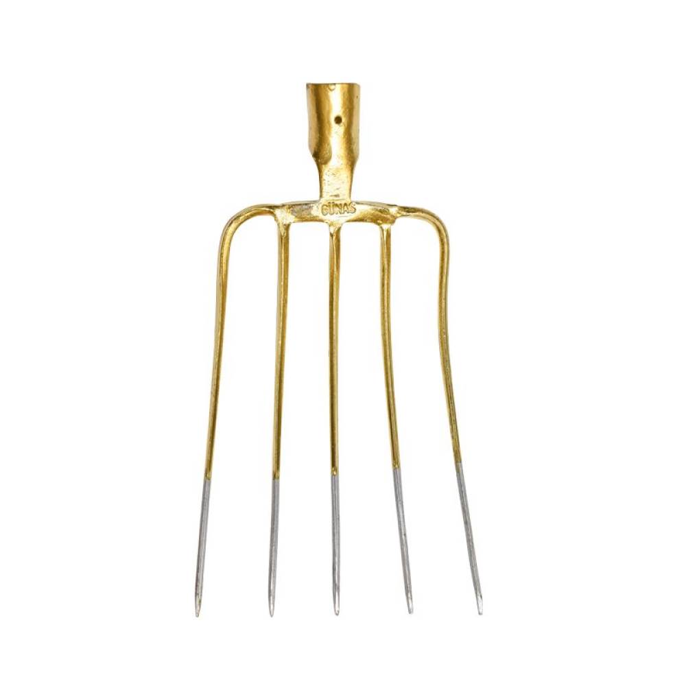 Furca metal elvetiana cu 5 coarne, fi 40, fara maner DISSH95