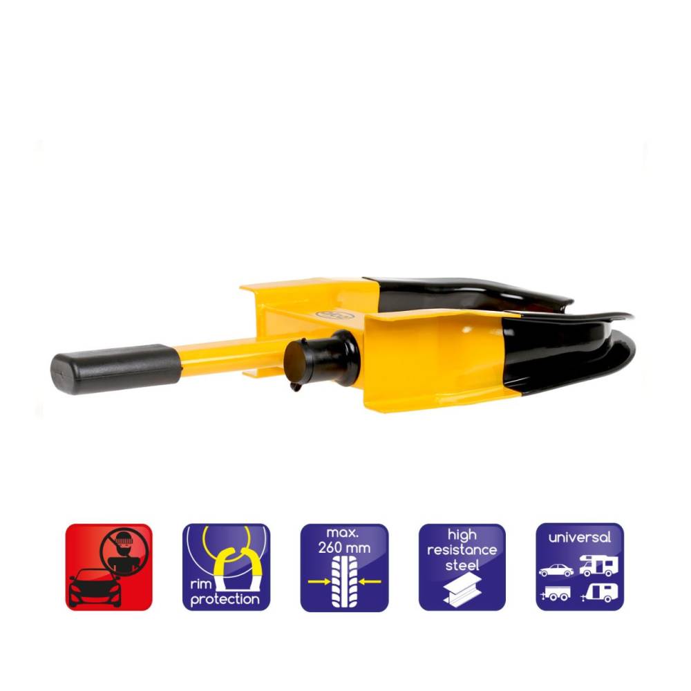 Antifurt blocator roată max 260 mm, AutoSafe Power Block L 306.00 Alca