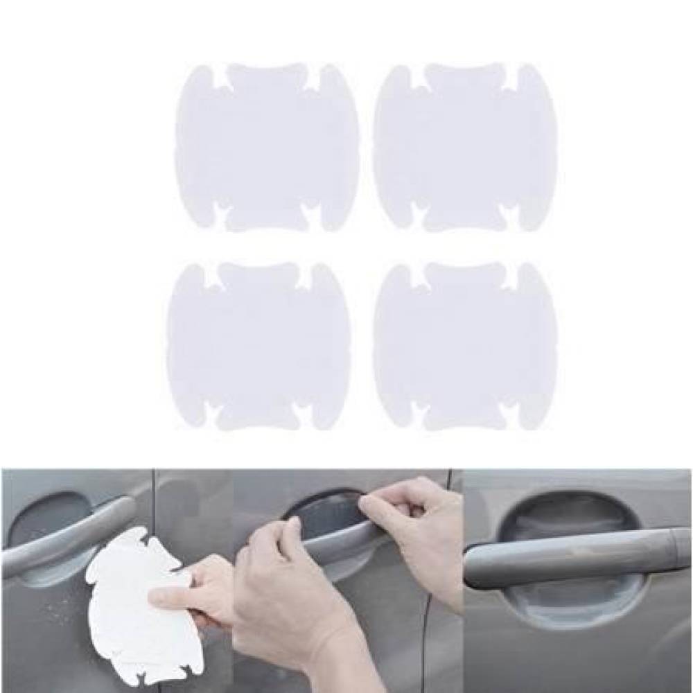Folie pentru protectia vopselei sub manerul usii, set de 4 bucati 80x80mm 0290 Automax