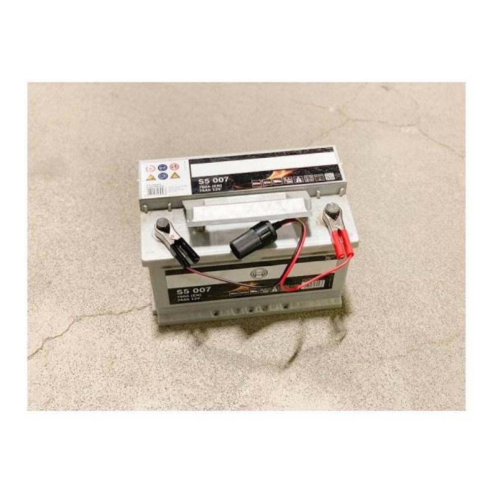 Mufa bricheta cu clesti baterie 12/24V, cablu 10cm, 0528 Automax