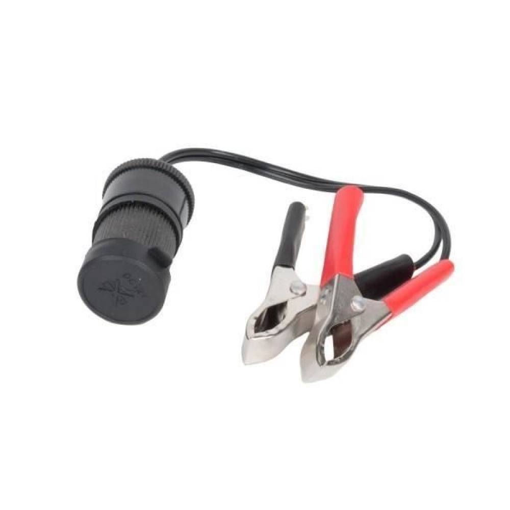 Mufa bricheta cu clesti baterie 12/24V, cablu 10cm, 0528 Automax