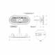 Lampa gabarit 106x47, LED, Sprinter / Crafter LD941 Horpol