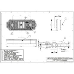 Lampa gabarit 120x46, LED, alba, LD632 Horpol