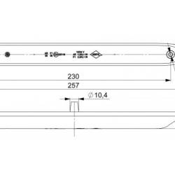 Lampa ceata cu mers inapoi, 257mm, 12 LED-uri, LZD 2252 Horpol Lampa ceata cu mers inapoi, 257mm, 12 LED-uri, LZD 2252 Horpol