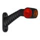Lampa gabarit cu brat oblic 45°, 175mm, LED, 3 functii, dreapta, LD2030 Horpol