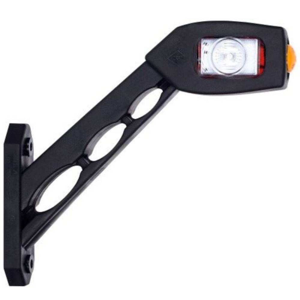 Lampa gabarit cu brat 178mm, LED, 3 functii, dreapta, (tip Hella), LD518/P Horpol