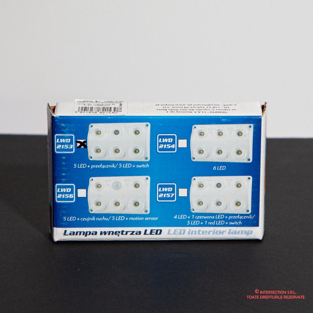 Lampa interior plafoniera 120x75, LED, 2 moduri, cu intrerupator LWD 2153 Horpol