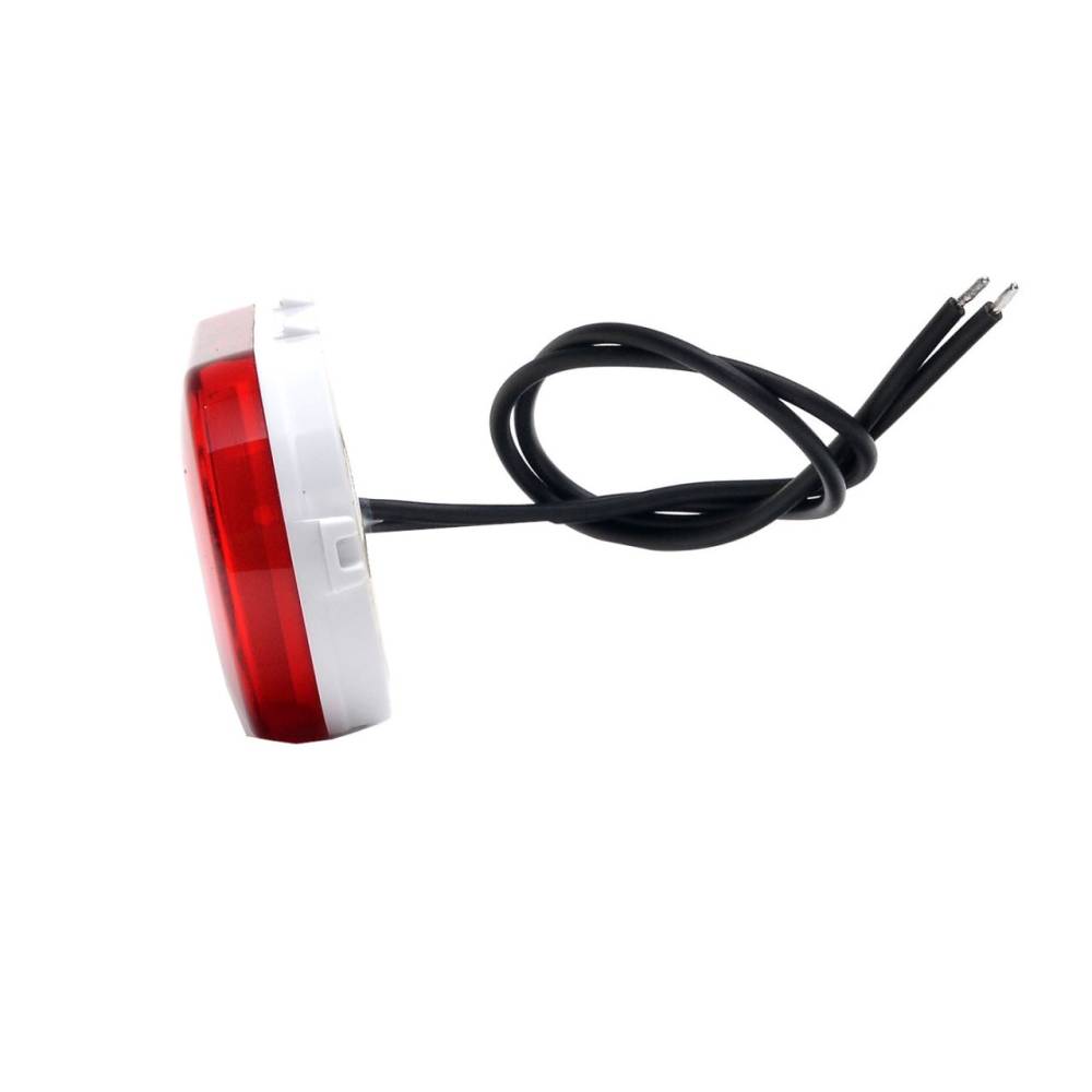 Lampa gabarit 124x49, LED, contur luminat, rosie, cu suport, 12-24V, W198 1400 Was Lampa gabarit 124x49, LED, contur luminat, rosie, cu suport, 12-24V, W198 1400 Was