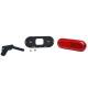 Lampa gabarit 124x49, LED, contur luminat, rosie, cu suport, 12-24V, W198 1400 Was Lampa gabarit 124x49, LED, contur luminat, rosie, cu suport, 12-24V, W198 1400 Was