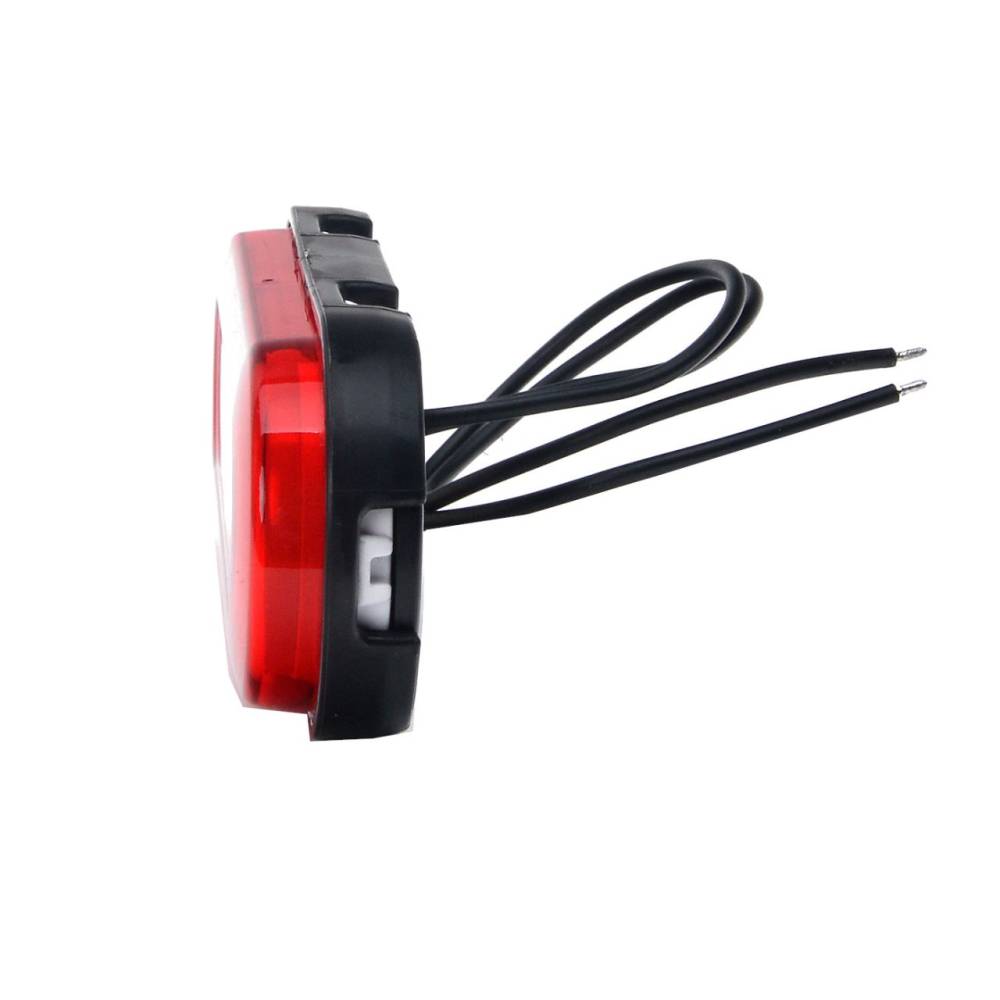 Lampa gabarit 124x49, LED, contur luminat, rosie, cu suport, 12-24V, W198 1400 Was Lampa gabarit 124x49, LED, contur luminat, rosie, cu suport, 12-24V, W198 1400 Was