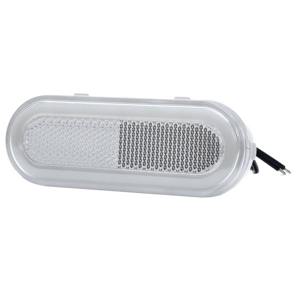 Lampa gabarit 124x49, LED, contur iluminat, cu suport, alba, W198 1401 Was