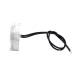 Lampa gabarit 124x49, LED, contur iluminat, cu suport, alba, W198 1401 Was
