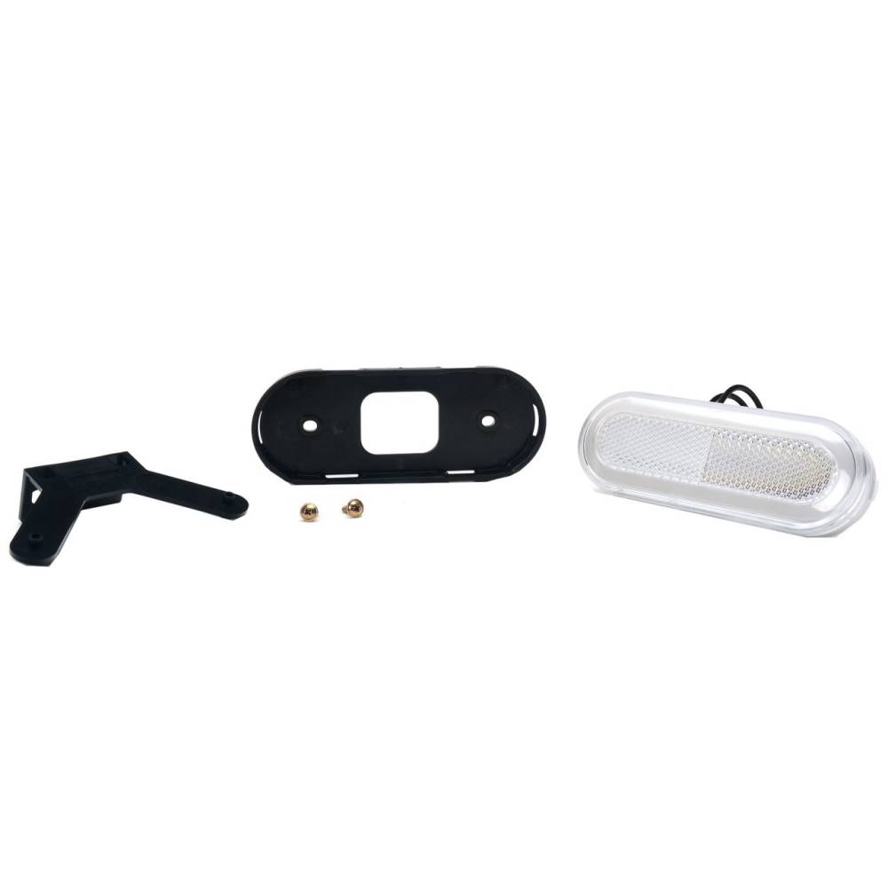 Lampa gabarit 124x49, LED, contur iluminat, cu suport, alba, W198 1401 Was