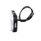 Lampa gabarit 124x49, LED, contur iluminat, cu suport, alba, W198 1401 Was