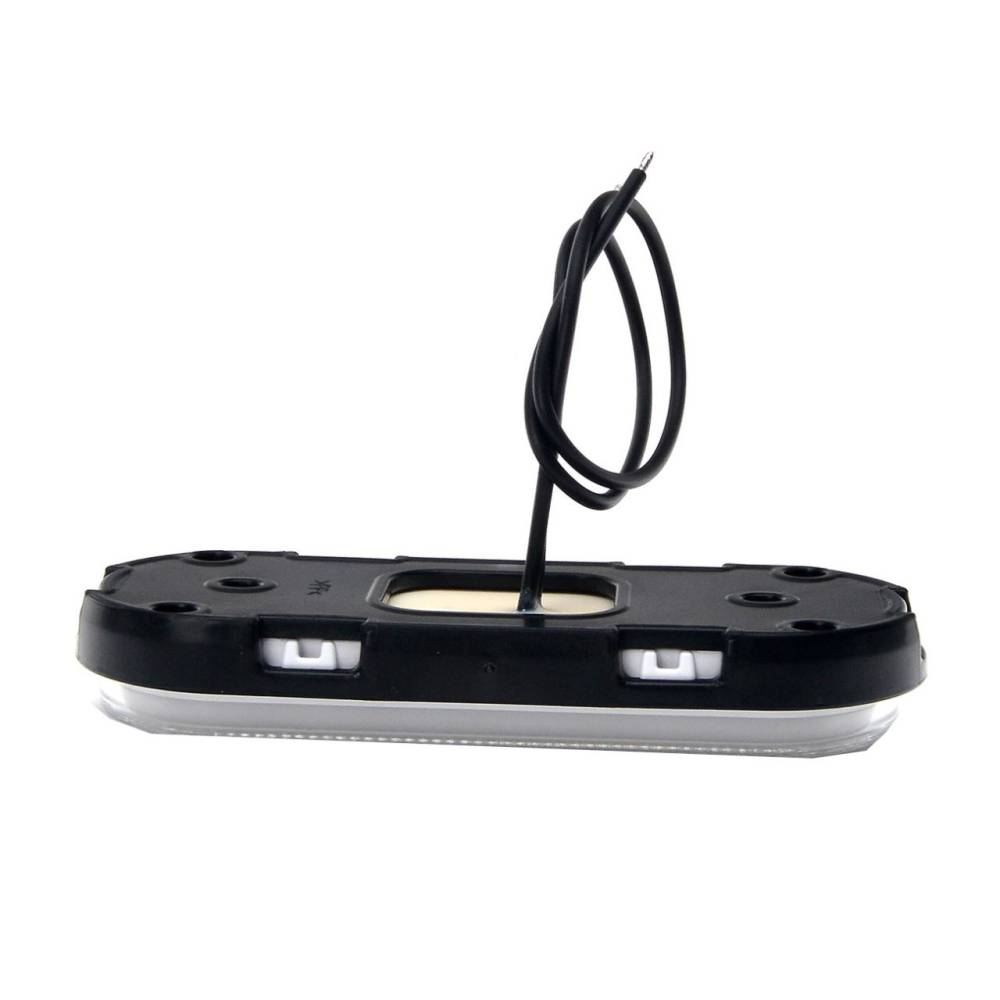 Lampa gabarit 124x49, LED, contur iluminat, cu suport, alba, W198 1401 Was