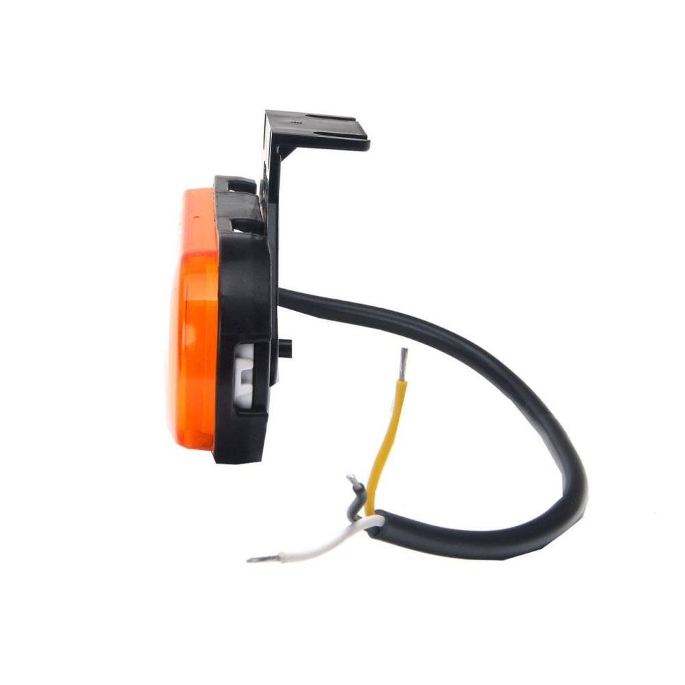 Lampa gabarit 124x49, LED, cu semnalizare, contur iluminat, suport, galbena, W198 1420 Was