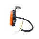 Lampa gabarit 124x49, LED, cu semnalizare, contur iluminat, suport, galbena, W198 1420 Was
