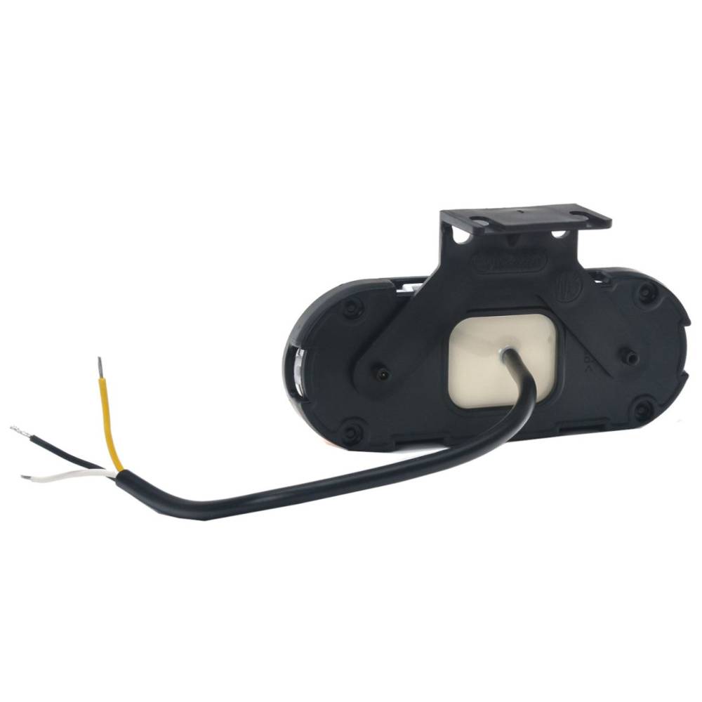 Lampa gabarit 124x49, LED, cu semnalizare, contur iluminat, suport, galbena, W198 1420 Was