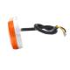 Lampa gabarit 124x49, LED, cu semnalizare, contur iluminat, suport, galbena, W198 1420 Was