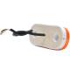 Lampa gabarit 124x49, LED, cu semnalizare, contur iluminat, suport, galbena, W198 1420 Was