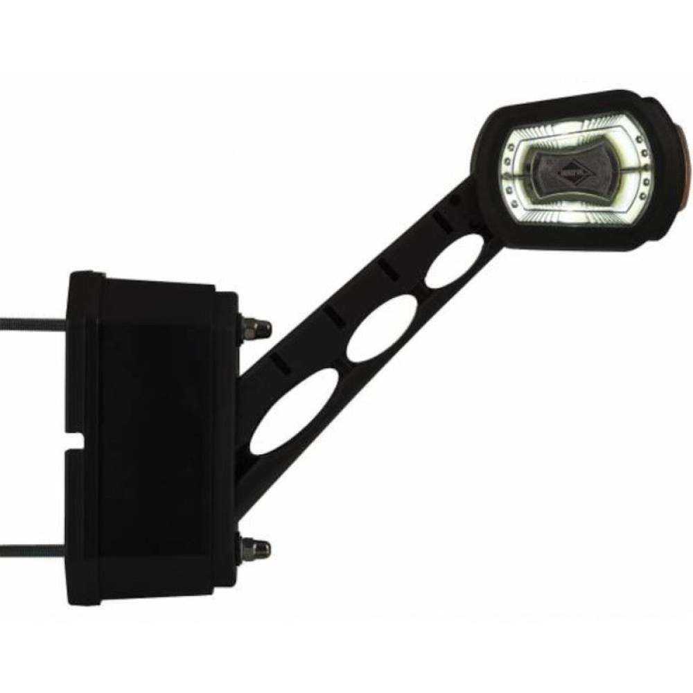 Lampa gabarit cu brat oblic, h169, LED, cu senzor si sirena mers inapoi, stanga, LDCC 2713 Horpol