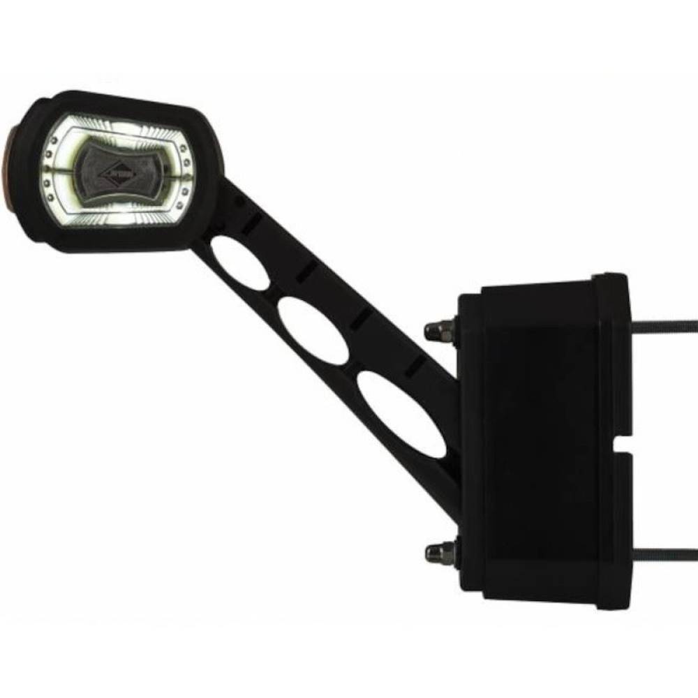 Lampa gabarit cu brat oblic, h169, LED, cu senzor si sirena mers inapoi, dreapta, LDCC 2714 Horpol