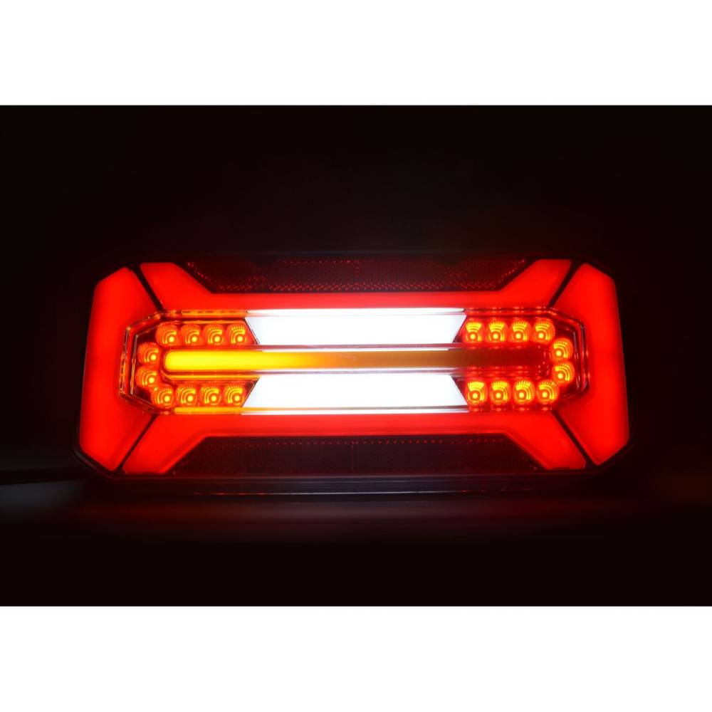 Lampa stop 305x132, 6 functii, semnalizare dinamica, W184 1298DD L/P Was