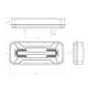 Lampa stop 305x132, 6 functii, semnalizare dinamica, W184 1298DD L/P Was