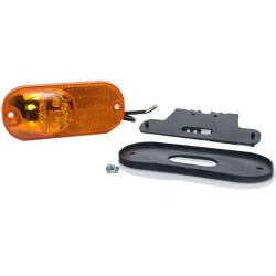 Lampa gabarit 159x74, LED, cu semnalizare, suport, galbena, W161 1152 Was