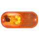 Lampa gabarit 159x74, LED, cu semnalizare, suport, galbena, W161 1152 Was
