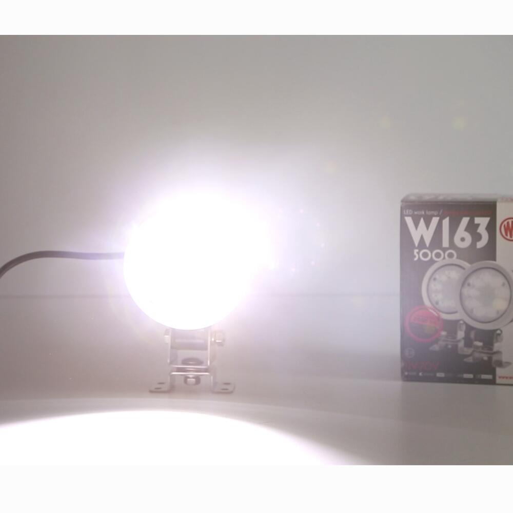 Proiector lucru fi108, LED, 5000lm, 37W, spot, rama alba, W163 1156 Was