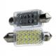 Set 2 becuri sofit 12V/C10W 36mm 27 Led-uri, dispersor, H.Lucas 85317