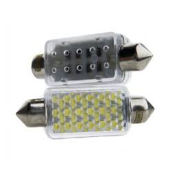 Set 2 becuri sofit 39mm, 36Led, SMD3014, 12V, C10W, dispersor, H.L 85319
