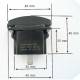 Priza cu 2 USB-uri 12/24V, 3.1A, lumina albastra, 42557 CarCo