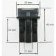 Priza cu 2 USB-uri 12/24V, 3.1A, lumina albastra, 42557 CarCo