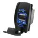 Priza cu 2 USB-uri 12/24V, 3.1A, lumina albastra, 42557 CarCo