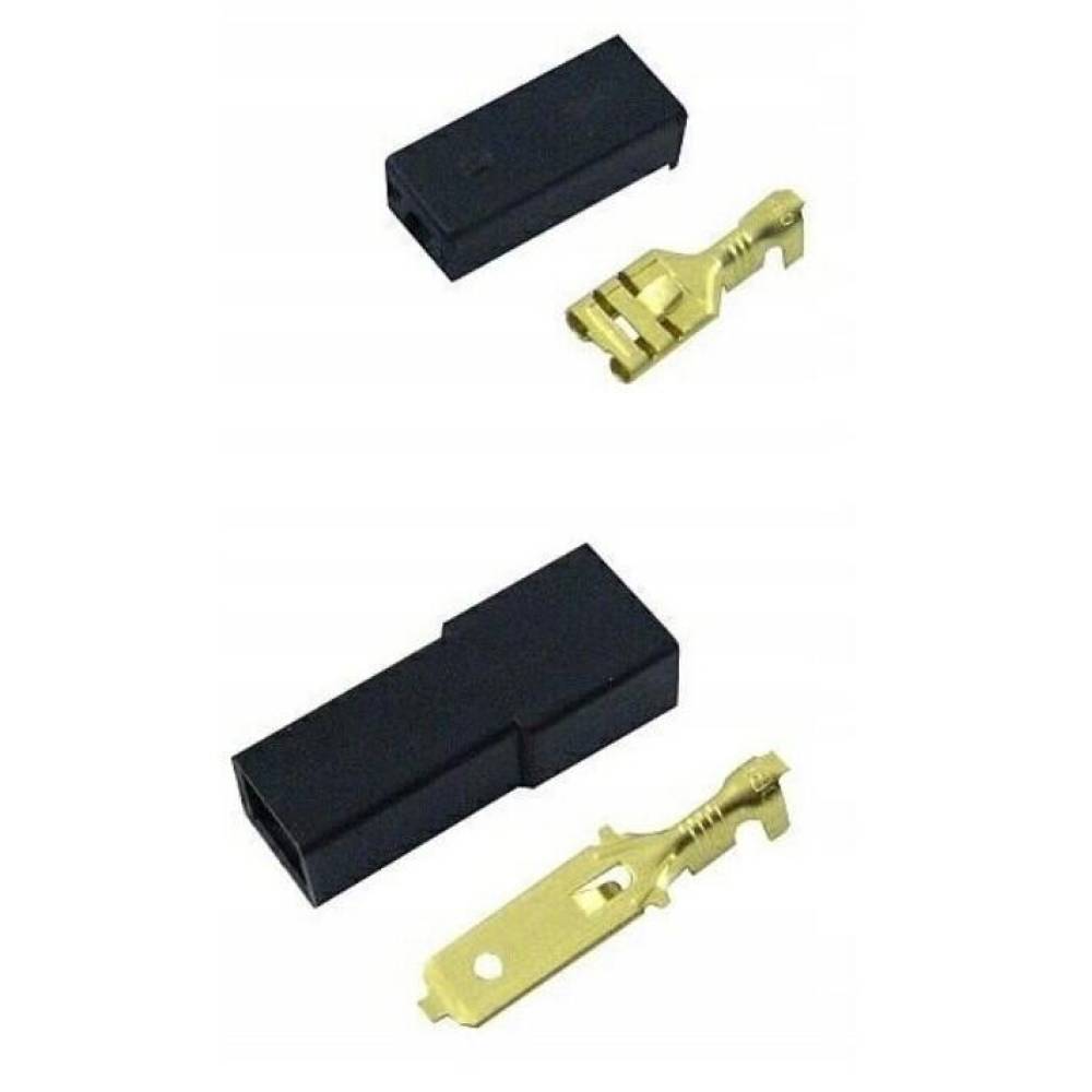 Mufe mama-tata cu 1 papuc, papuci electrici 6.3mm, cu stop si protectie,  42327 CarCo