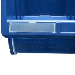 Suport transparent etichete pentru cutie plastic, AV101