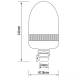 Girofar 12/24V, h245, cu 40 LED-uri, prindere cu tija flexi, CA6058C 247Lighting