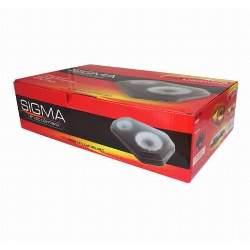 Girofar rampa transversal 38x22cm, cu 56 LED-uri, 40W, SIGMA CA7097 247L