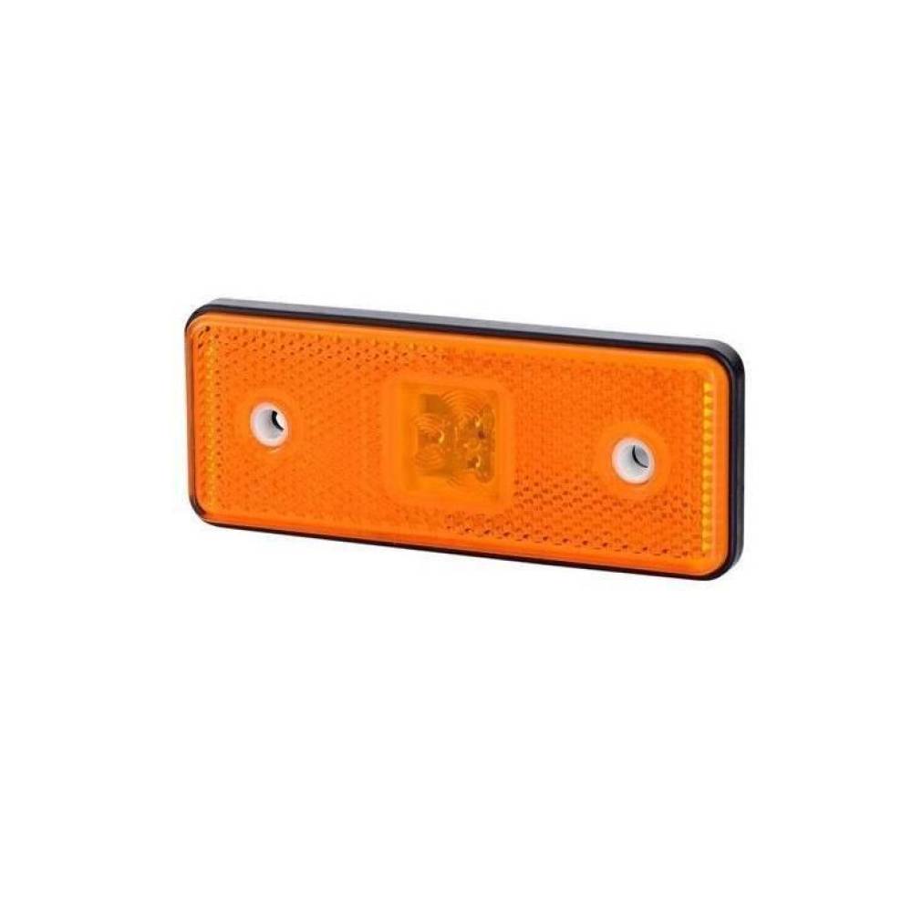 Lampa gabarit 110x41, LED, galbena, cu suport, LD 161/4 Horpol
