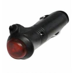 Stecher bricheta, mufa 12V cu buton fara retinere pentru schimbare mod iluminare girofar, stoboscoape CA 317 247Lighting