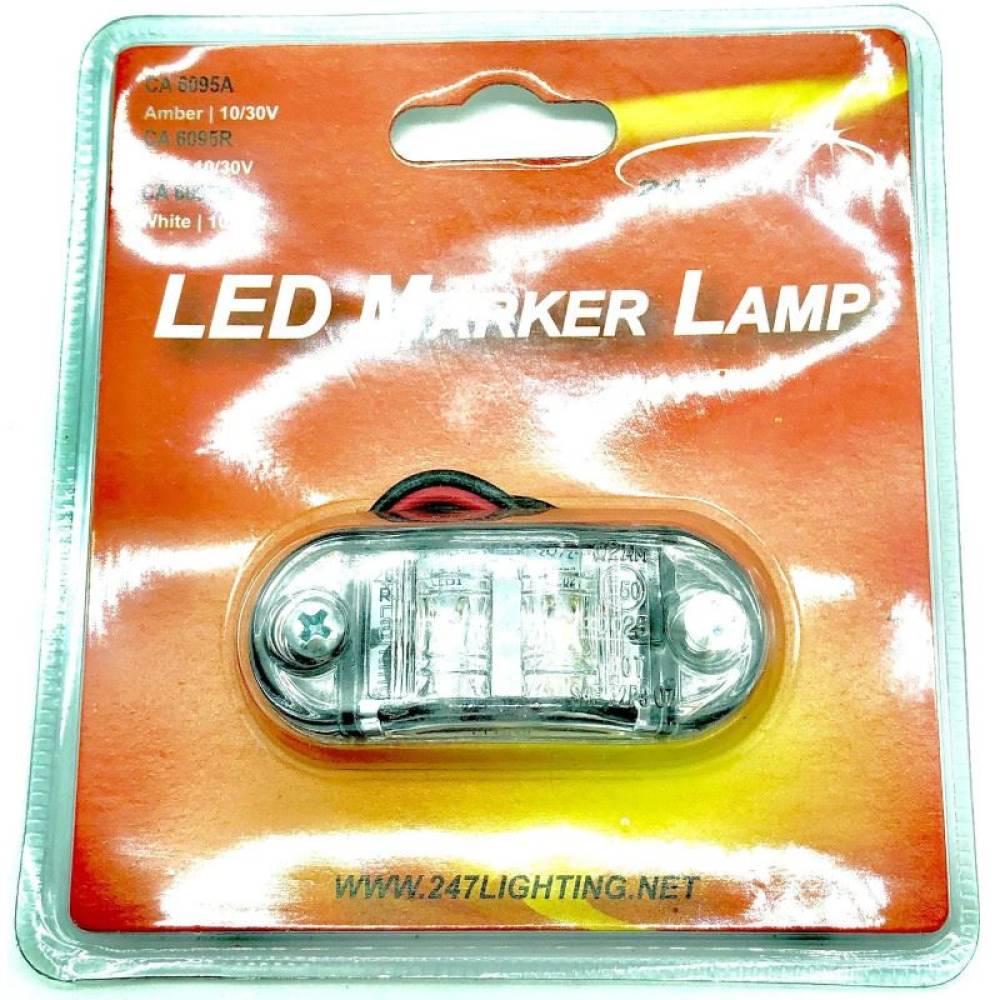 Lampa gabarit 65x28, LED, 10-30V, alba CA 6095W 247Lighting