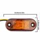 Lampa gabarit 65x28, LED, 10-30V, galbena, CA 6095A 247Lighting