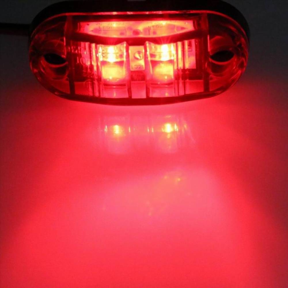 Lampa gabarit 65x28, LED, 10-30V, rosie CA 6095R 247Lighting