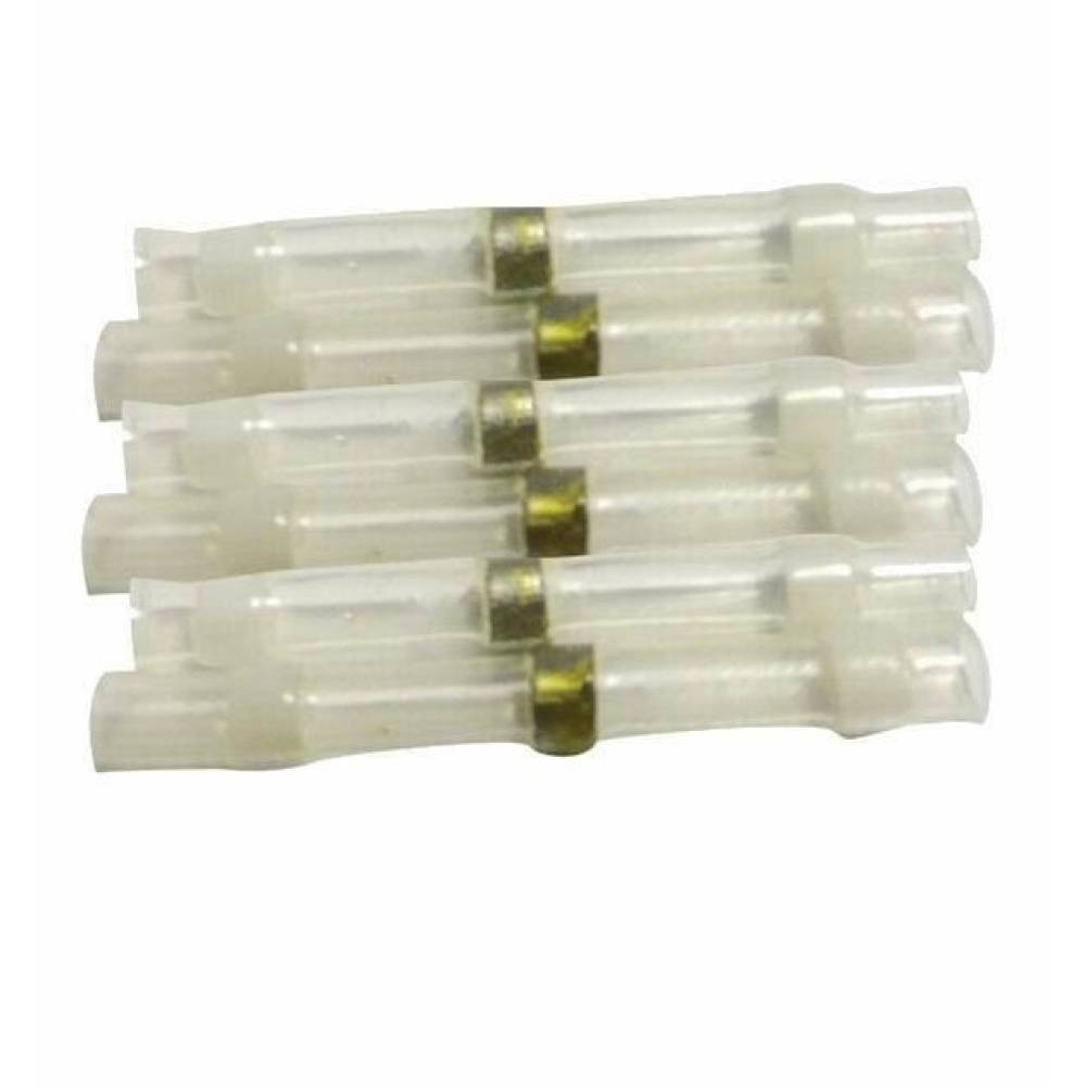 Conector termocontractabil, butt cu inel cositor transparent, 0.5mm2, 10buc / punga SHSB1 247Lighting